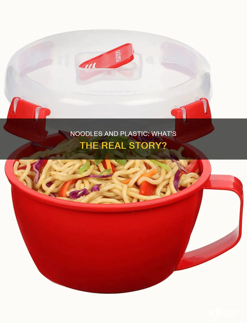 do noodles have plastic in them