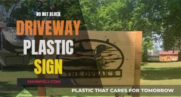 Driveway Plastic Sign: A Necessary Nuisance?