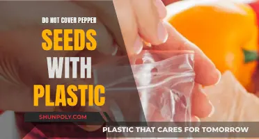 Why You Should Avoid Covering Pepper Seeds With Plastic