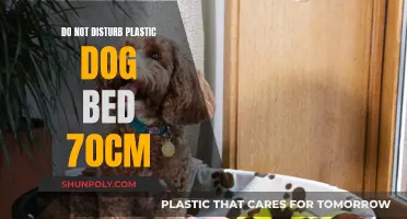 Plastic Dog Bed: Peaceful Sleep, No Disturbance, 70cm Comfort