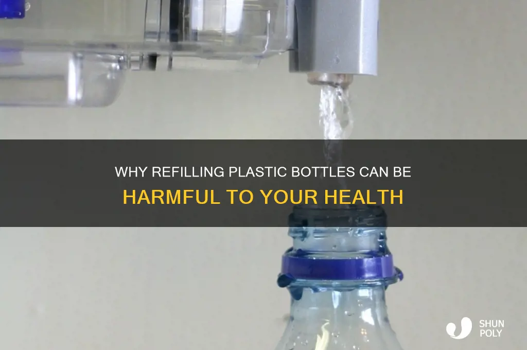 do not refill plastic bottle
