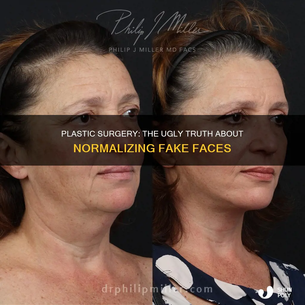 do not try to normalize plastic faces