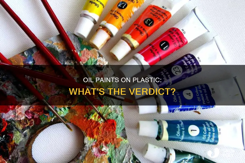 do oil paints work on plastic
