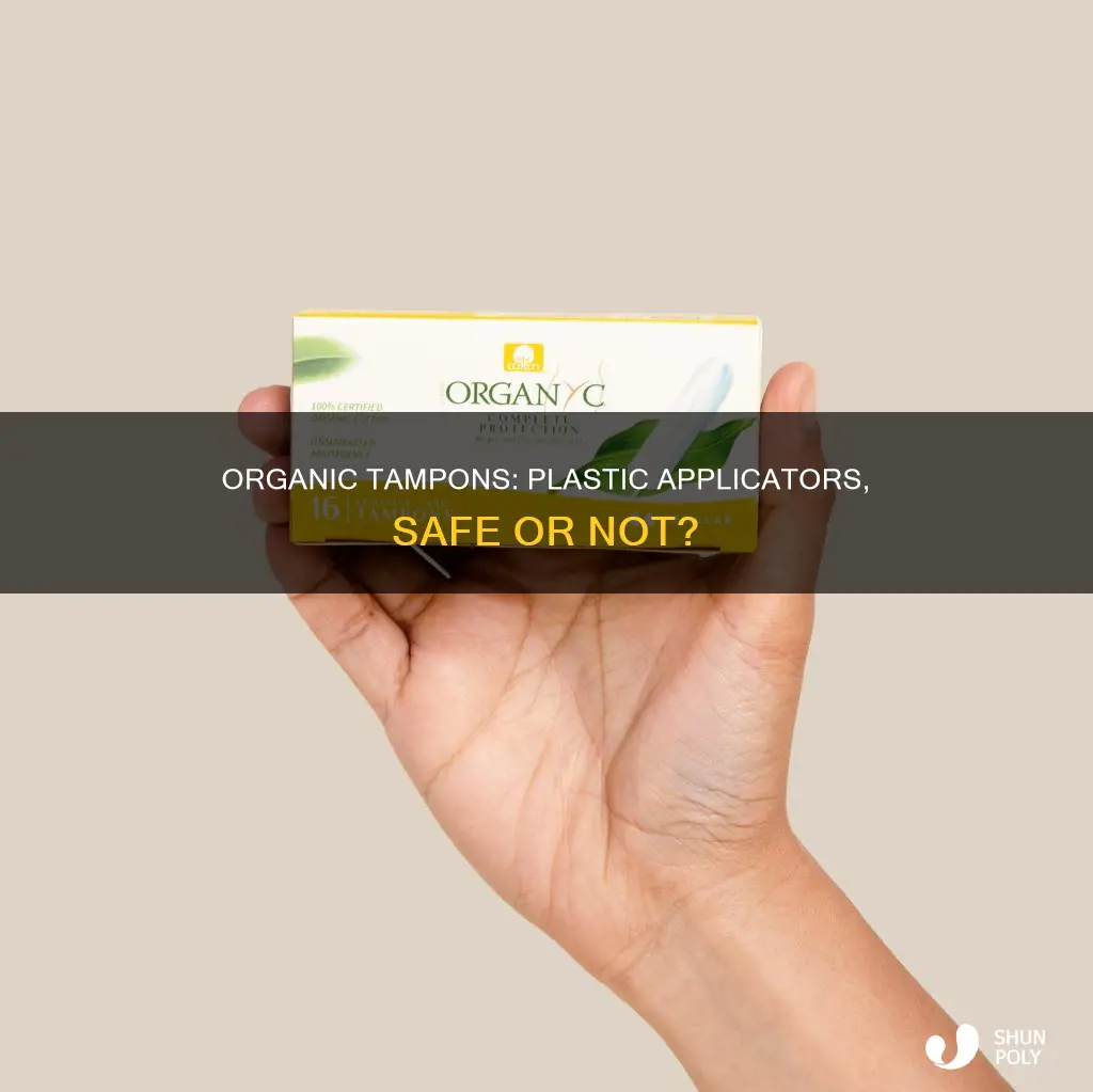 do organic tampons have plastic applicators