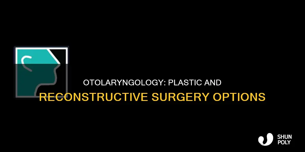 do otolaryngologists perform plastic and reconstructive procedures
