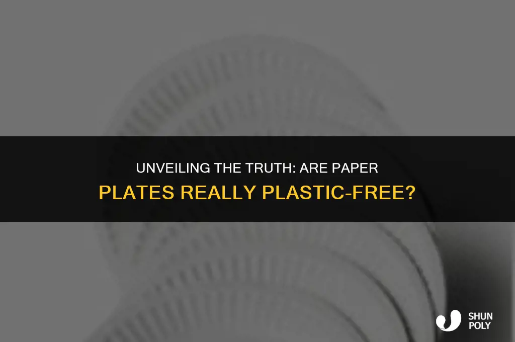 do paper plates have plastic