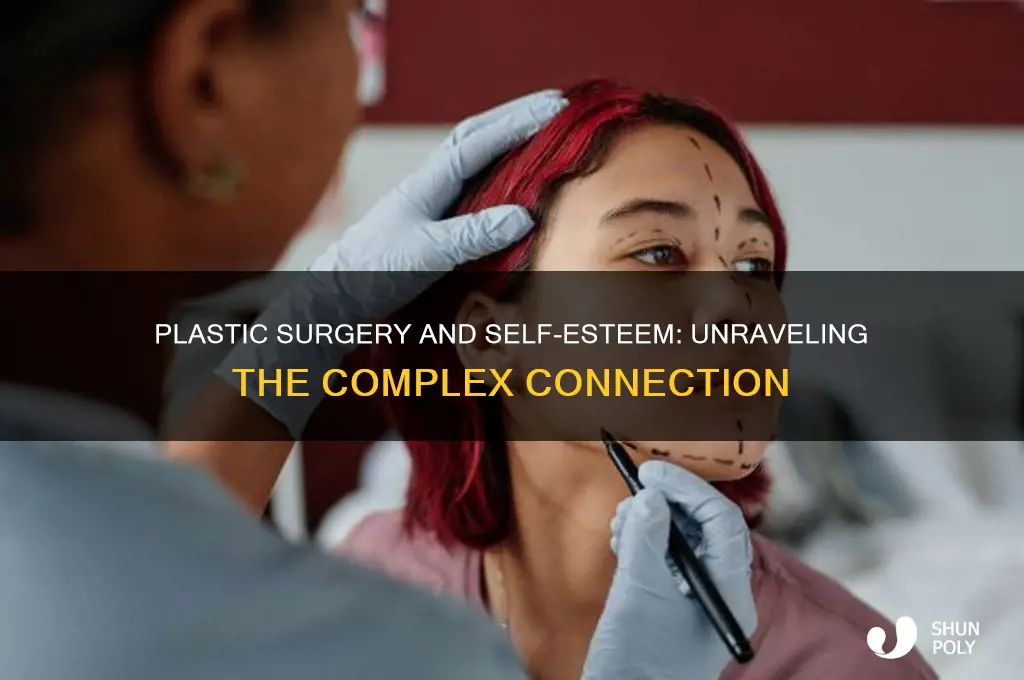 do people who get plastic surgery have low self esteem