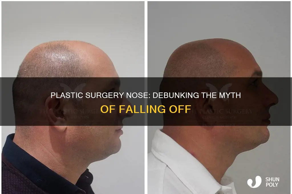 do people with plastic surgery nose fall off