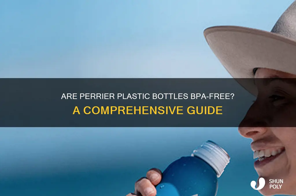 do perrier plastic bottles have bpa
