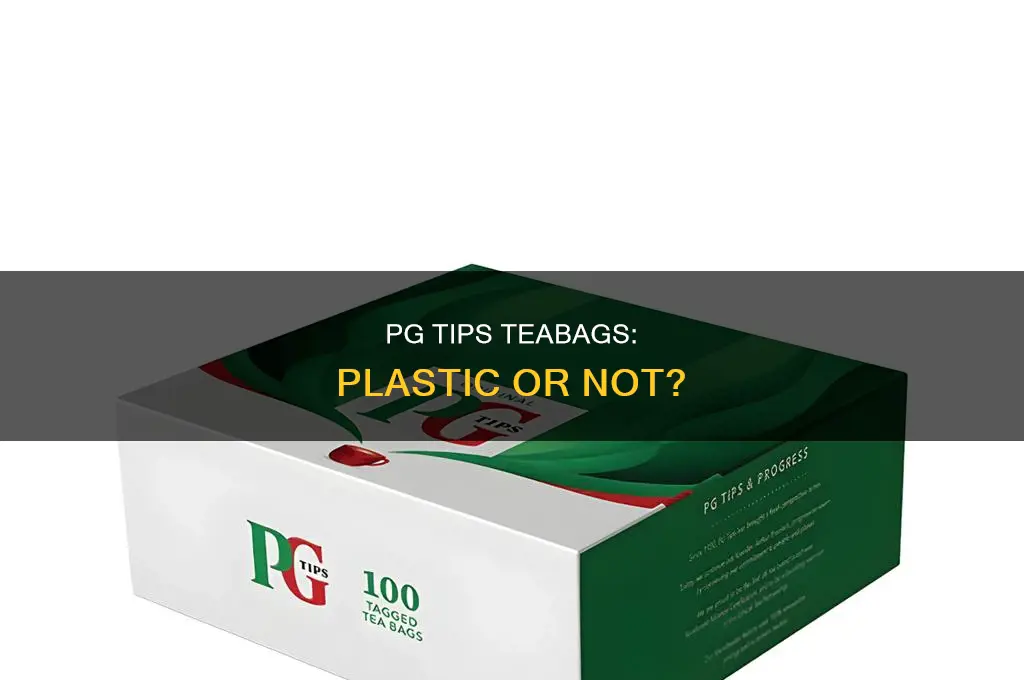 do pg tips teabags contain plastic