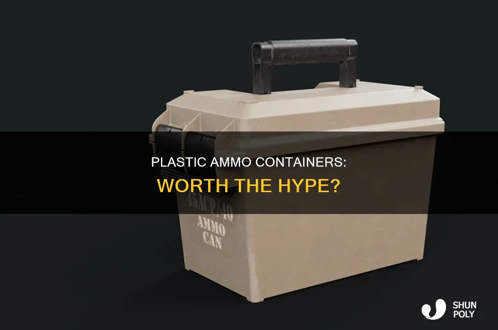 do plastic ammo containers work