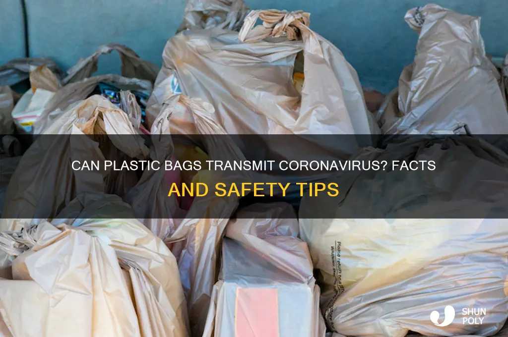 do plastic bags carry coronavirus