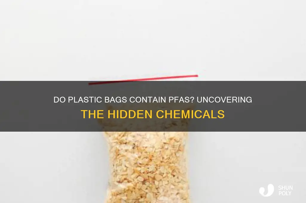do plastic bags contain pfas