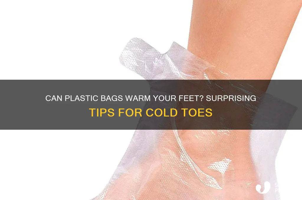 do plastic bags keep feet warm