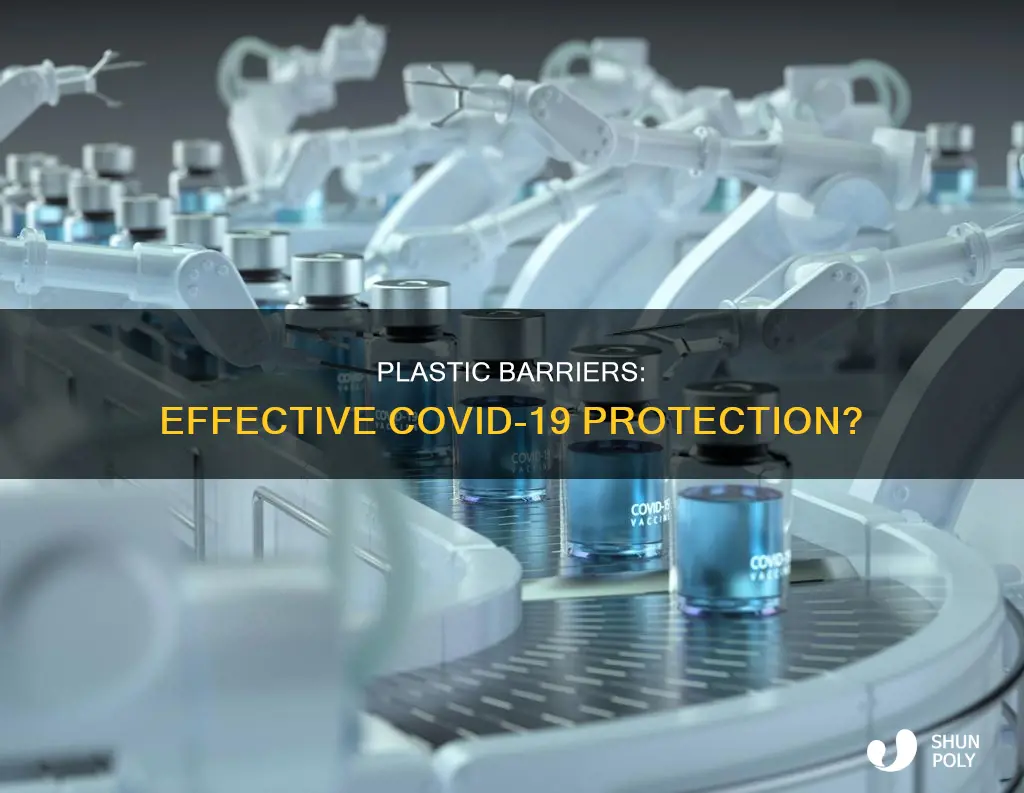 do plastic barriers help prevent covid