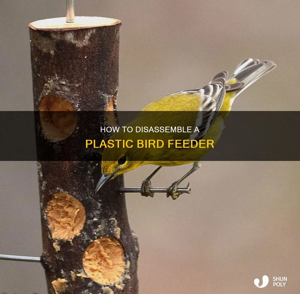 do plastic bird feeders come apart