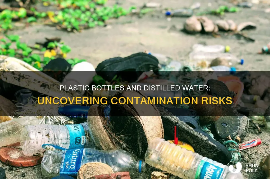 do plastic bottles contaminate distilled water