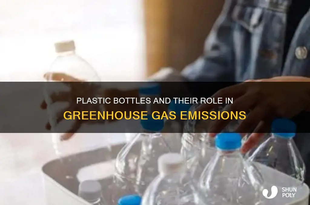 do plastic bottles contribute to greenhouse gases