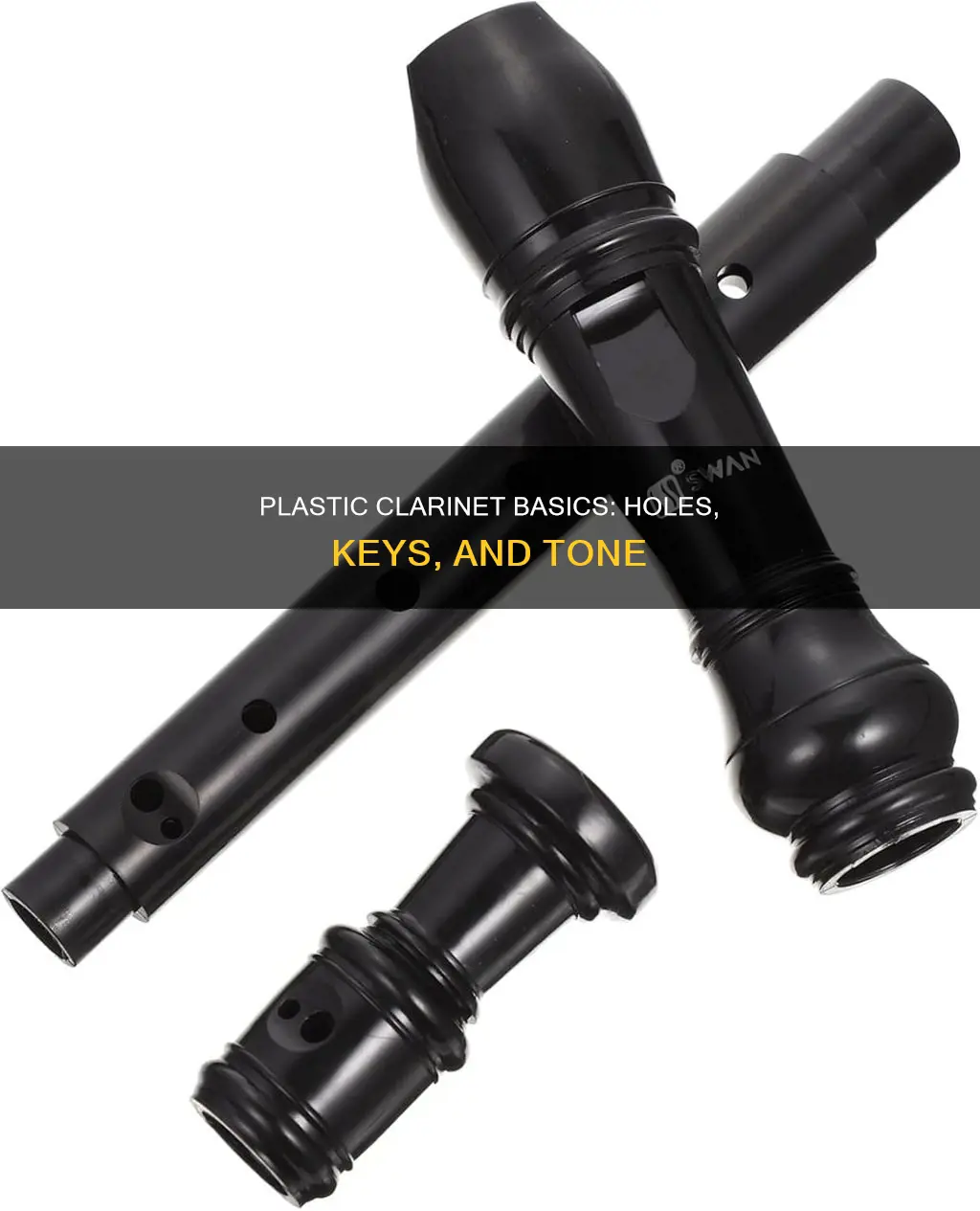 do plastic clarinets have holes or keys