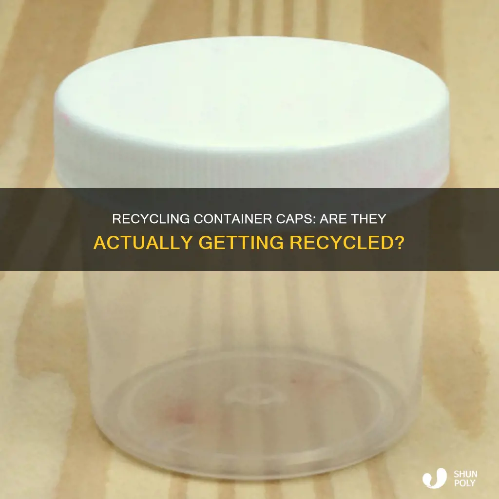 do plastic container caps get recycled