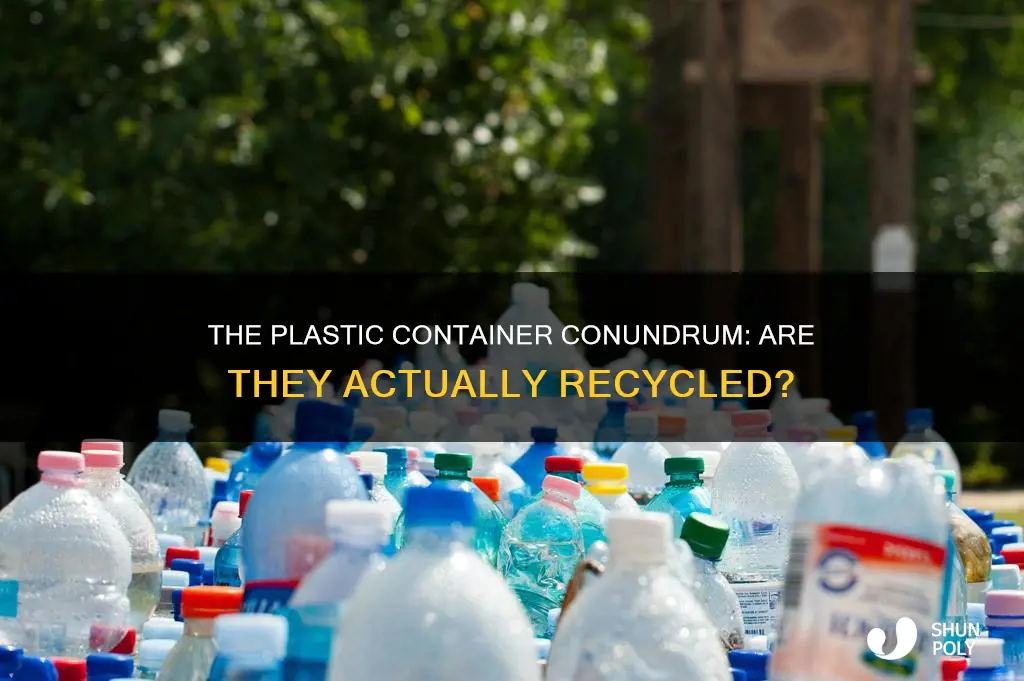 do plastic containers get recycled