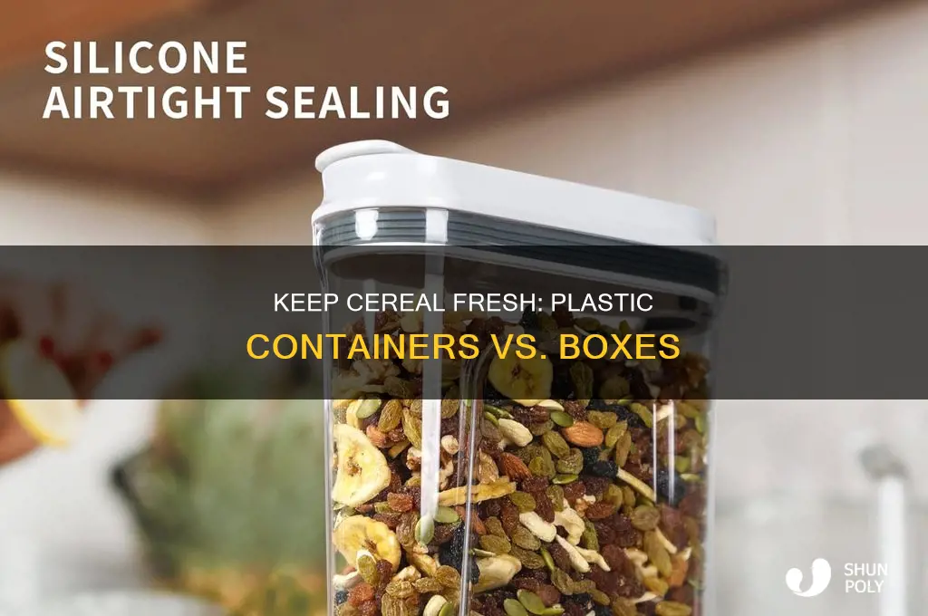 do plastic containers keep cereal fresh