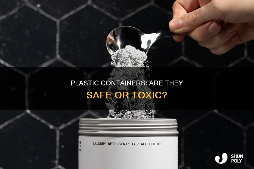 do plastic containers release toxins