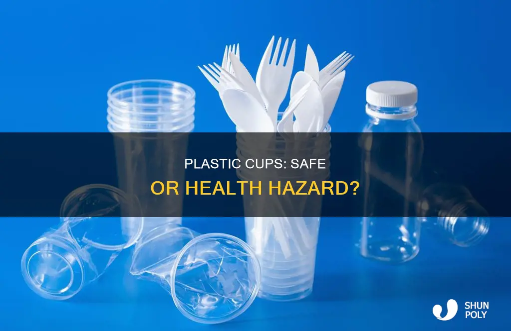 do plastic cups mess with anythging