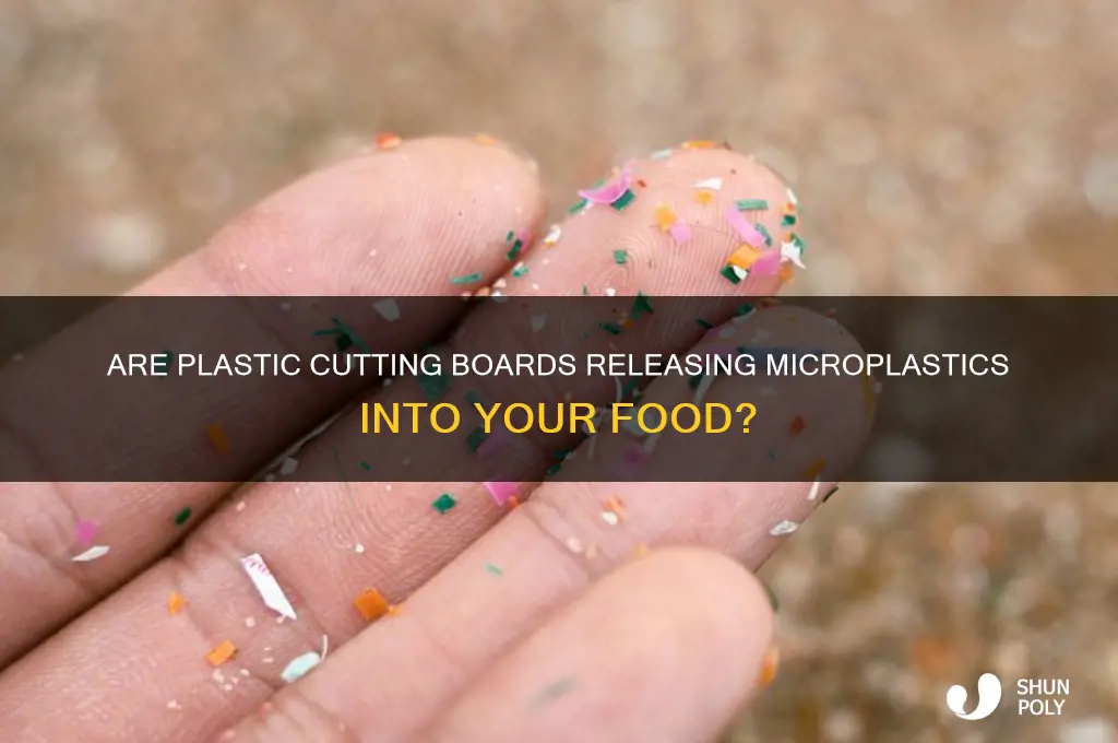 do plastic cutting boards microplastics