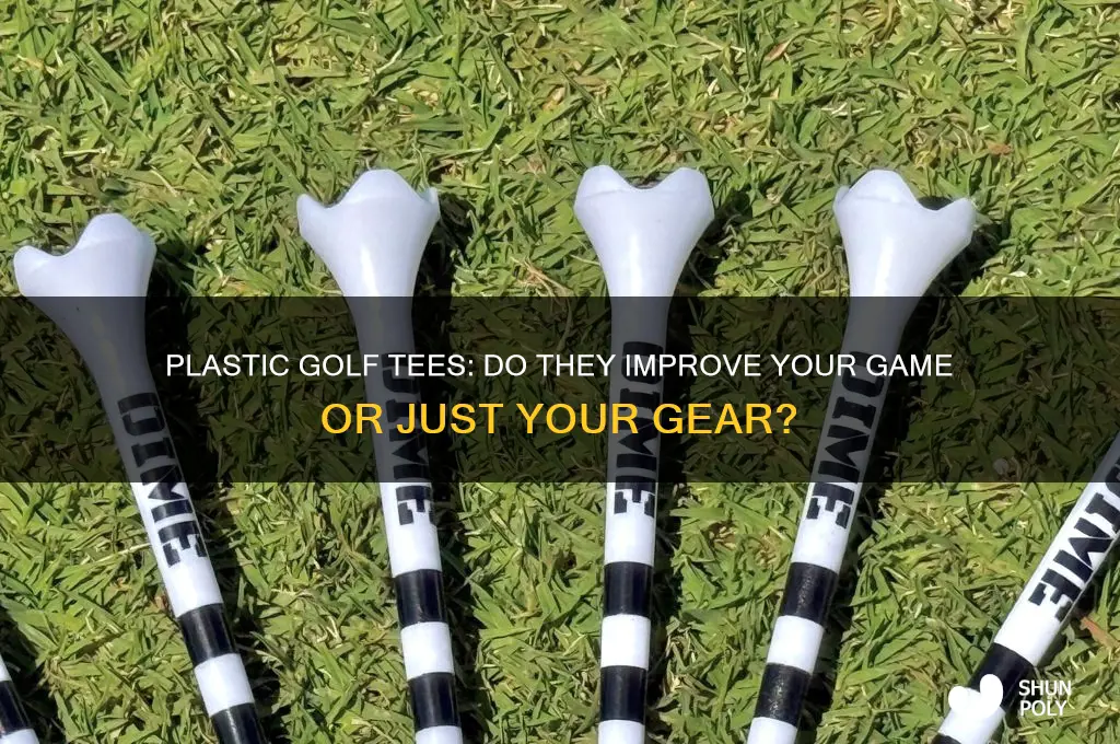 do plastic golf tees make a difference