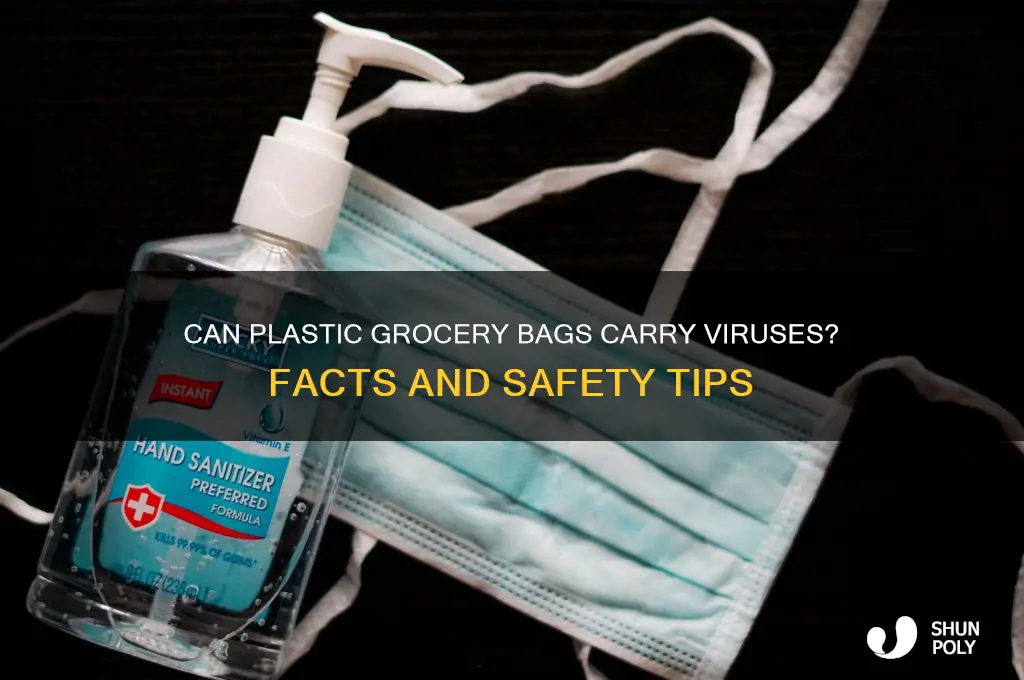 do plastic grocery bags carry virus