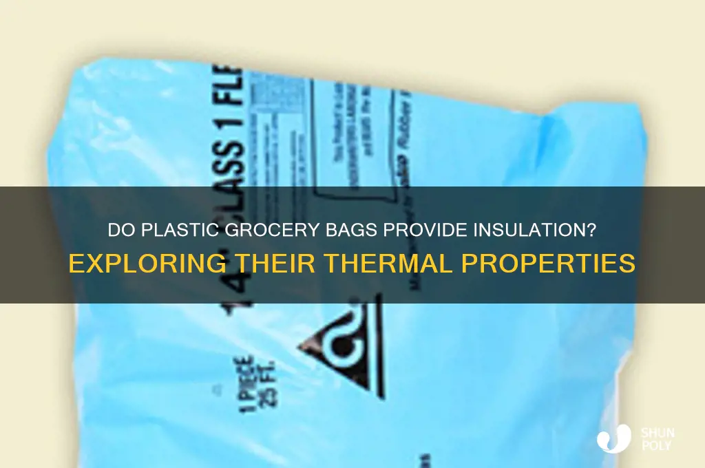 do plastic grocery bags have insulation