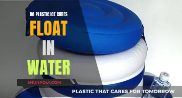 Plastic Ice Cubes: Float or Sink?