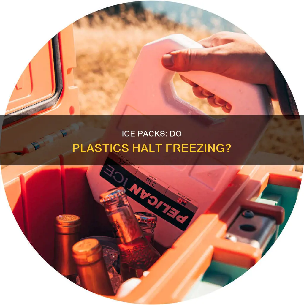 do plastic ice packs stop freezing