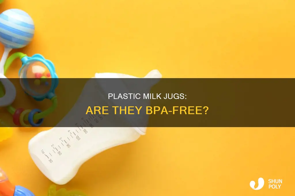 do plastic milk jugs contain bpa