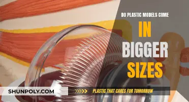 The Evolution of Plastic Models: Bigger Sizes, Better Details