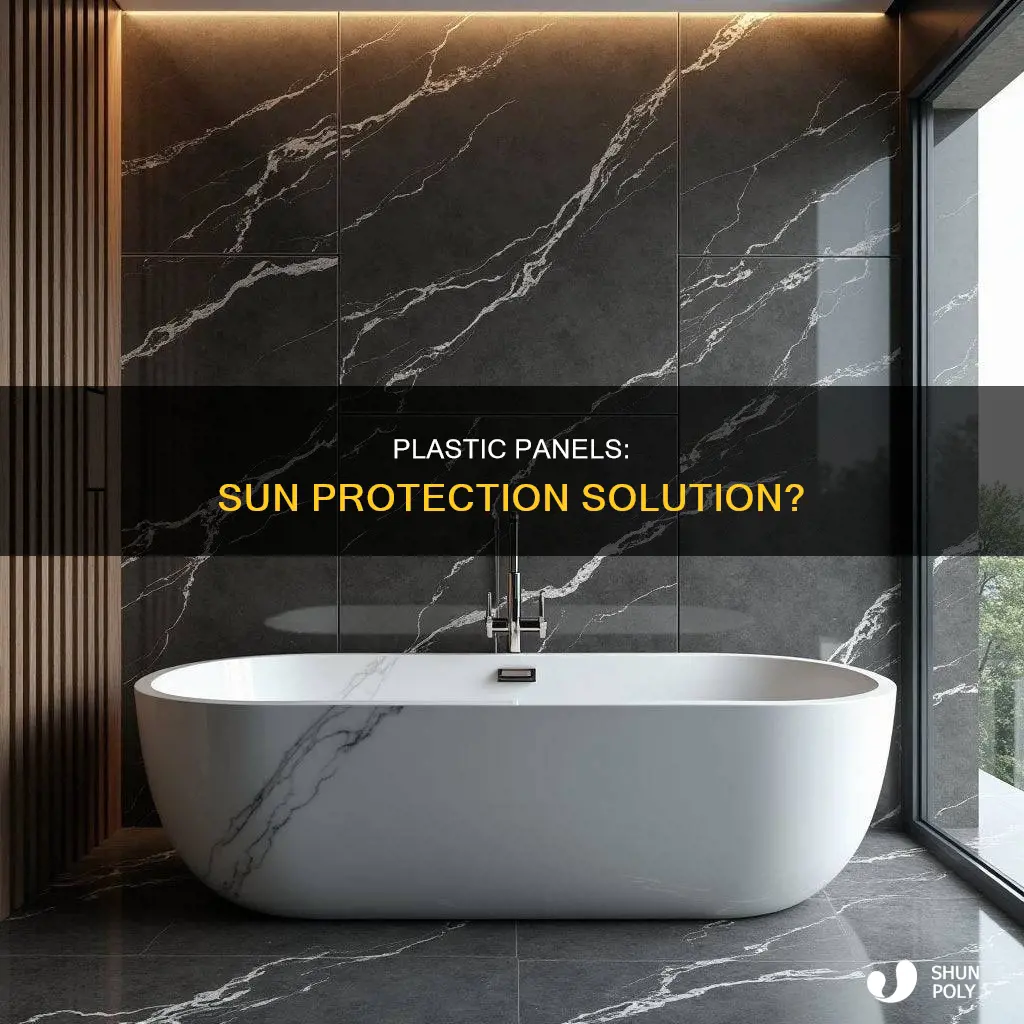 do plastic panels protect from sun