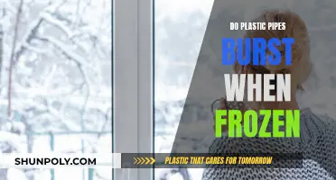 Plastic Pipes: Bursting Risk When Frozen?