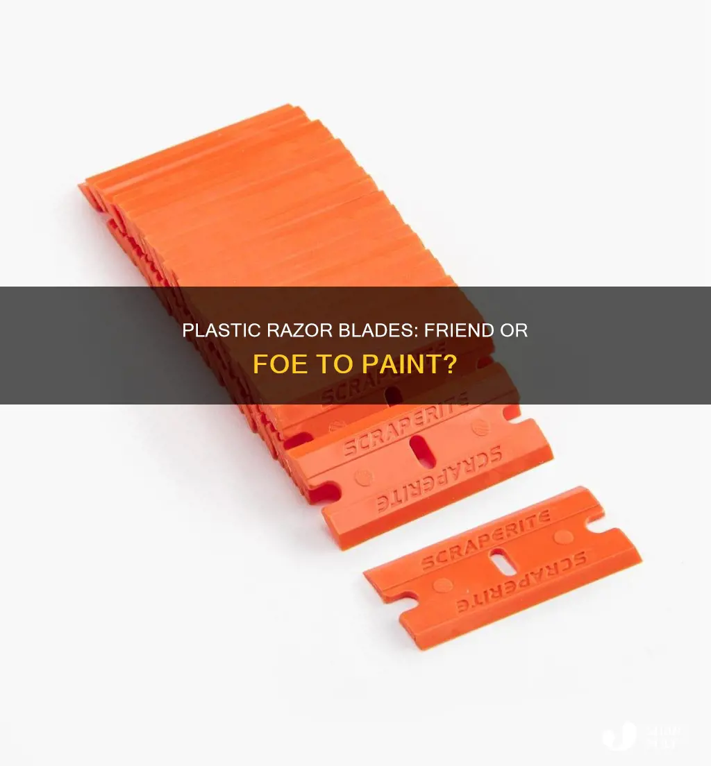 do plastic razor blades scratch paint