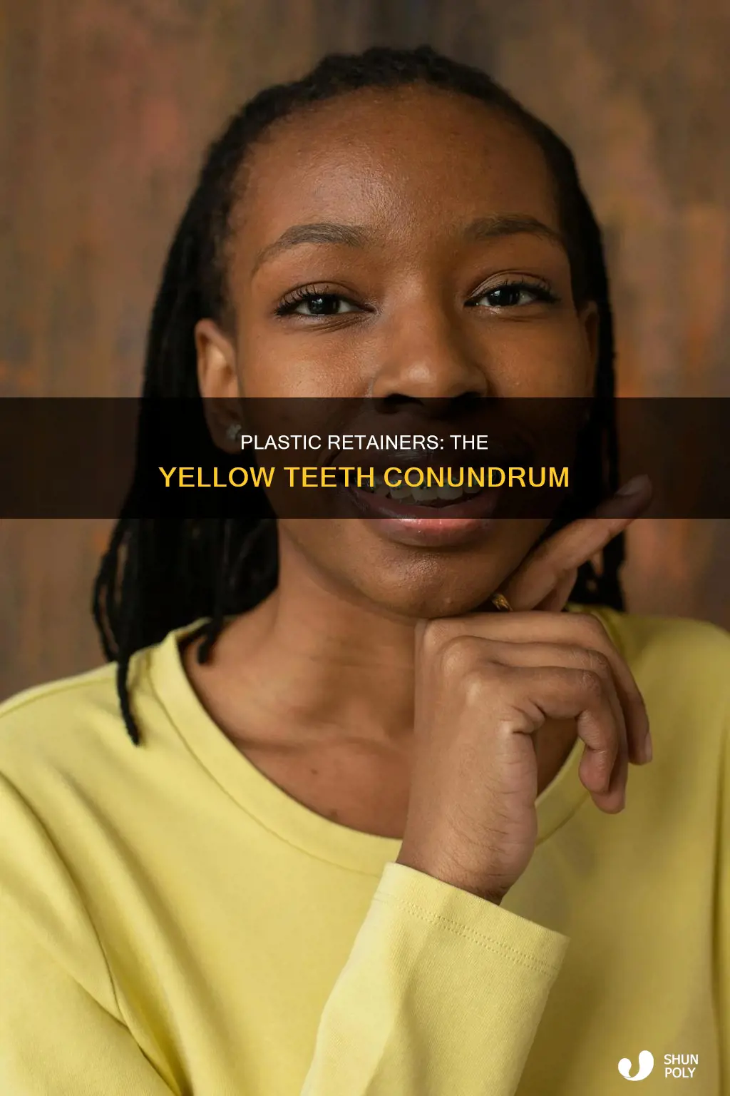 do plastic retainers cause yellow teeth