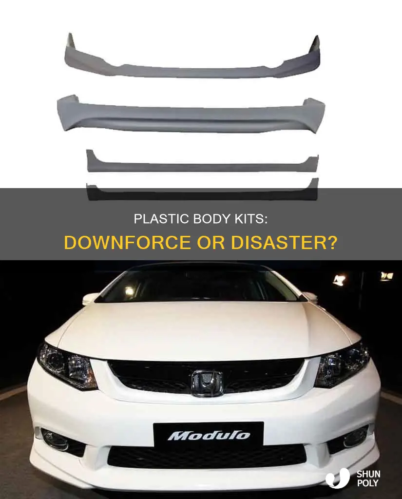 do plastic stock body kits helo downforce