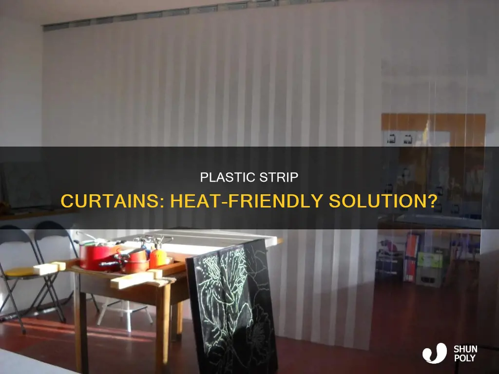 do plastic strip curtains help with heat