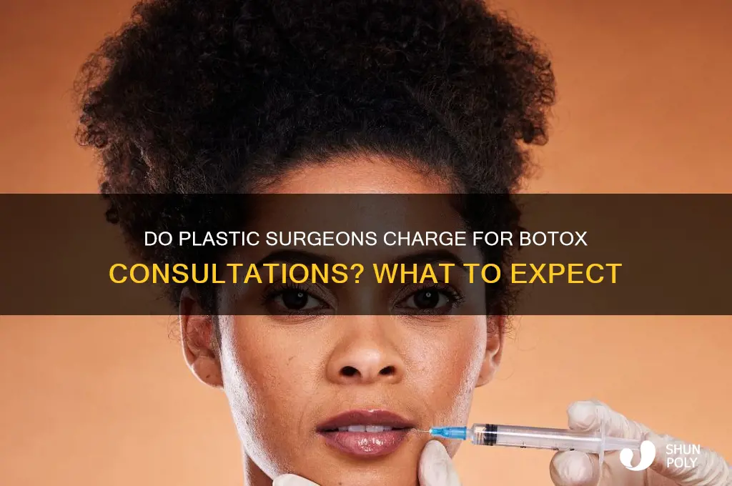 do plastic surgeons charge for botox consultation