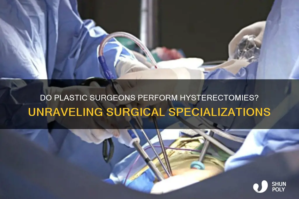 do plastic surgeons do hysterectomies