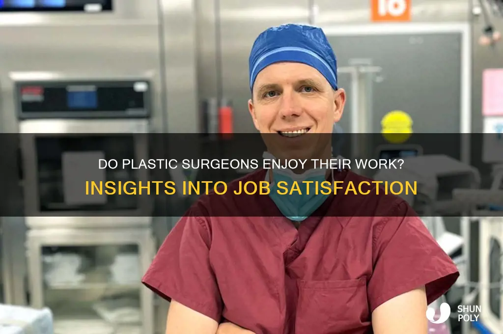 do plastic surgeons like their job