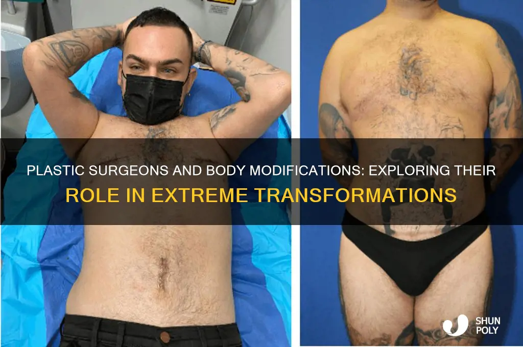 do plastic surgeons perform body modificatuons