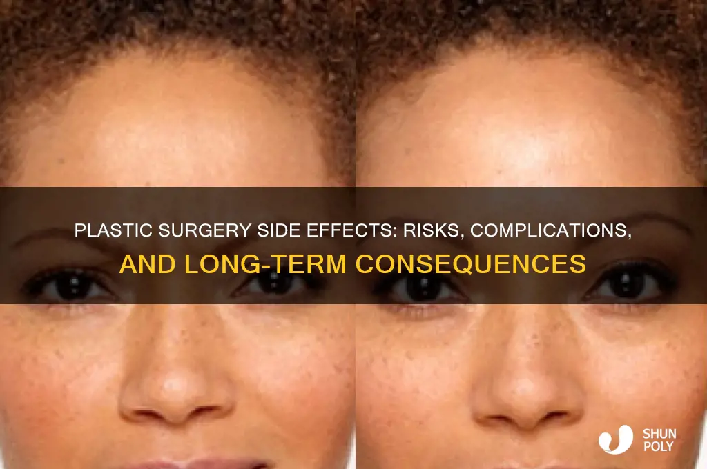 do plastic surgery have side effects