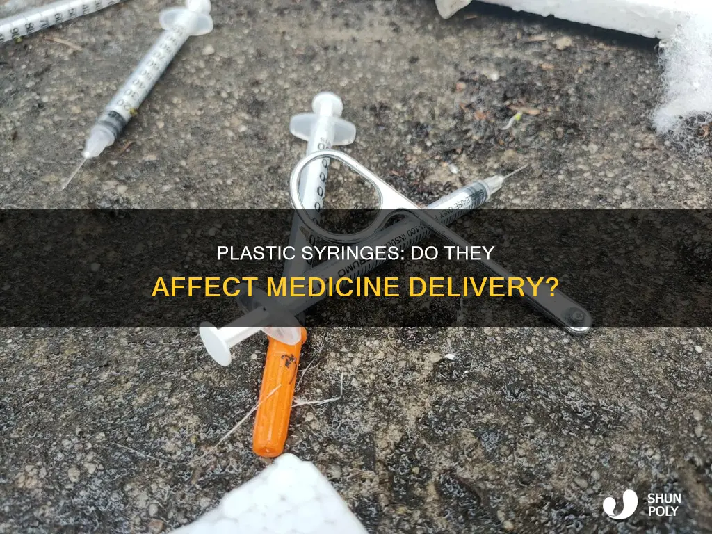 do plastic syringes carry over medicine