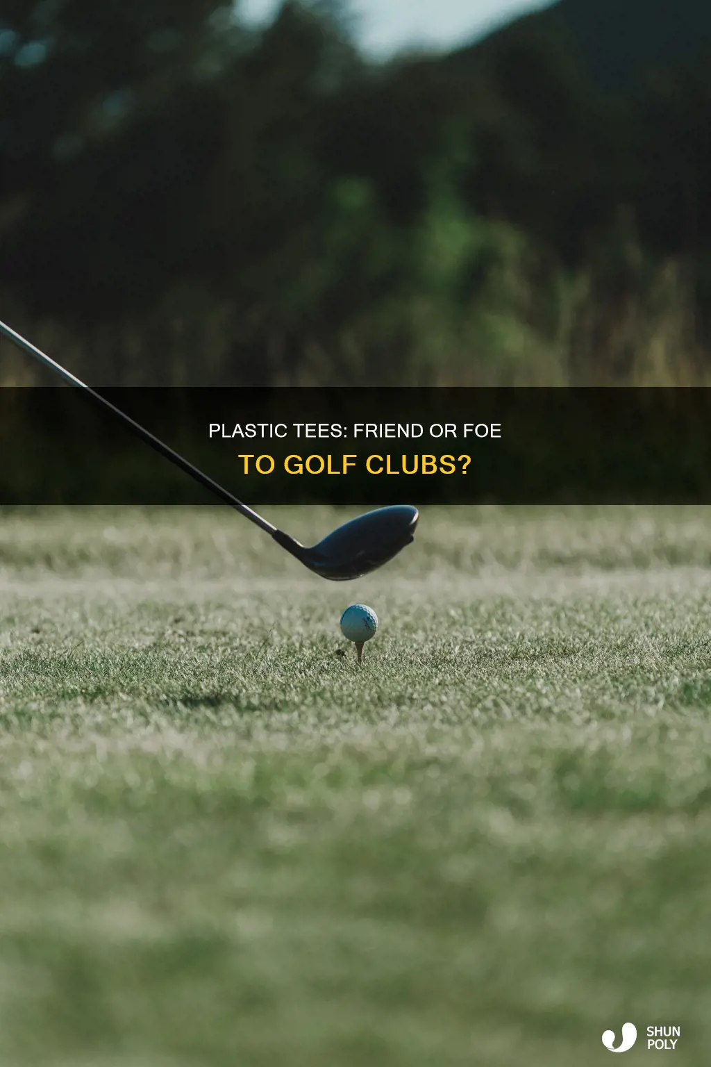 do plastic tees damage golf clubs