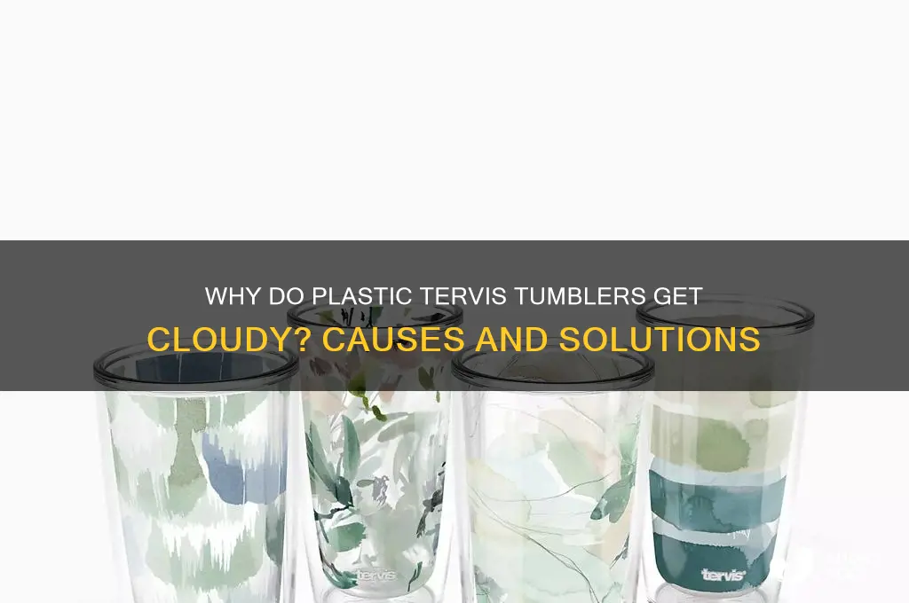do plastic tervis tumblers get cloudy